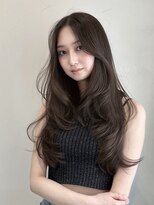 アンカーバイナチュラル(anchor by natural)&nbsp;韓国風/レイヤー/小顔/前髪カット/髪質改善/グレージュ/透明感