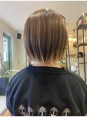 切りっぱなしボブ