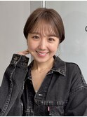 大人可愛い◎ミニマムショート×グレージュカラー