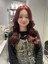 ヴァイス 新宿店(VAICE) ブリーチなしダブルカラーレッド