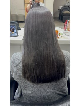 トクテ 吉祥寺(tokute) グレージュカラー/ボブウルフ/黒髪/ココアベージュ