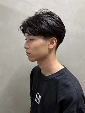 オルカ(ORCA) センターパート/ニュアンスパーマ/メンズパーマ/毛流れスタイル