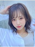 韓国風/インナーカラー/縮毛矯正髪質改善/顔まわり/レイヤー
