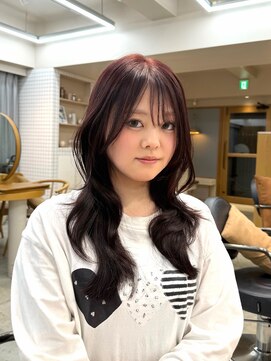 ケシキ 表参道 原宿(kesiki.) ミディアムレイヤー/顔周りレイヤー/透明感カラー