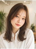 韓国風くびれレイヤー 艶ロング 20代 30代 40代