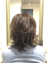 ヘアー グリーン(hair green) 40代50代60代/エレガントレイヤー巻き髪/ゆる内巻き