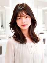 ルービック 高槻(Rubik's) 大人可愛いレイヤーカット×透明感セミロング