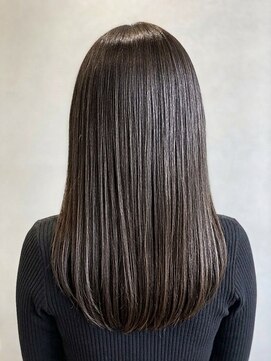 アース 天満橋店(HAIR & MAKE EARTH) 20代30代縮毛矯正◎髪質改善ストレート×透明感艶髪ロング