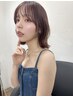 【人気メニュー♪】カット+根元リタッチ カラー￥13000