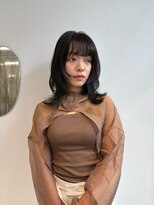 エディット トウキョウ(e.dit tokyo)&nbsp;くびれレイヤー/顔まわりレイヤー/透明感アッシュブルー