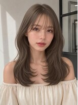 ユーフォリア 青山(Euphoria)&nbsp;大人可愛いカラーショコラブラウングレージュ似合わせレイヤー