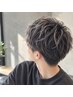 【男性限定】カット＋メッシュ（ブリーチのみ）　￥12100