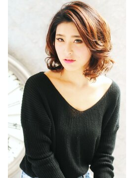 新宿 セイヴィアン ヘアーギャラリー(Savian Hair garelly) 【 新宿savian】大人かわいいミディアムボブ【新宿・西武新宿】