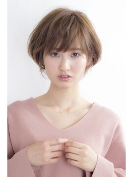 アミィヘアー(Ami Hair) まろやかショート×抜け感アッシュ