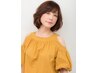 ノンシリコンカラー（根本2センチ染め）+カット+1STEP　トリートメント￥6800