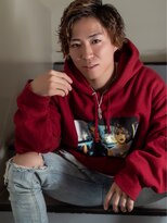 パティオンツー(PATIONN2)&nbsp;ツーブロックアッシュハイライトカラーウェーブパーマby岩川和生