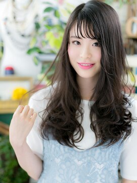 カバーヘア イヴ 戸頭店(COVER HAIR EVE) *EVE戸頭*黒髪×くせ毛風★ロングスイートa