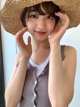 ベルビアンカ(Belle BIANCA) Belle BIANCA 麦わら帽子×イメチェンショートby.マツモト