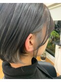 ダークグレーインナーホワイトグレー
