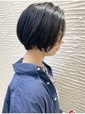 【morio】札幌ショート　黒髪ナチュラルショート