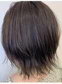 カジュアルショート外ハネ
