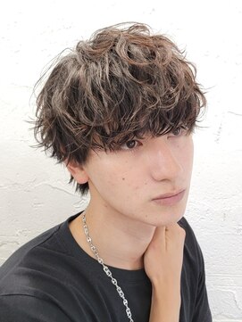 フィフス 原宿(fifth) 波巻きパーマツーブロックマッシュツイストスパイラルパーマ