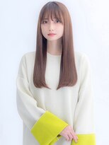 ユアーズヘア 新宿三丁目店(youres hair)&nbsp;髪質改善で作る美髪改善　ツヤ髪ストレート　前髪カット　Aujua
