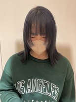 えぃじぇんぬヘア(Hair) navy gray