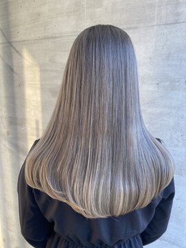 アッシュタカサキ(ash takasaki) ハイトーンベージュ　2回ブリーチ　高崎/前橋