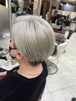 アース 高田馬場店(HAIR&MAKE EARTH)&nbsp;ハイブリーチ×ホワイトカラー