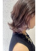 イノアオイルカラー イヤリングカラー ネオウルフカット