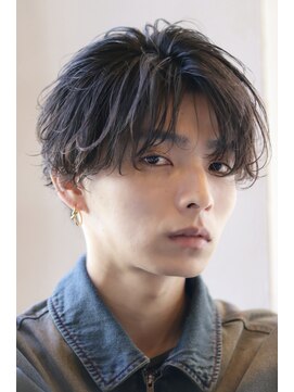 オーシャントーキョー サニー 原宿(OCEAN TOKYO Sunny) ニュアンスパーマカルマパーマ無造作センターパート毛流れ