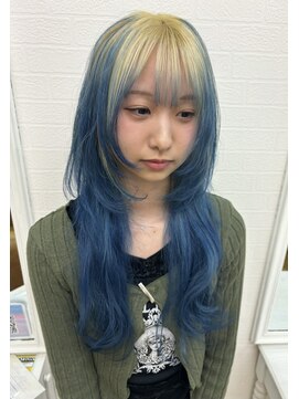 シャルティア(SHALLTIA) ブルールーツカラー【山口ハイトーン】【ウルフカット山口】