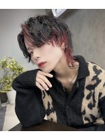 ヴェイン 渋谷(vain)&nbsp;2wayセンターパート インナーカラー