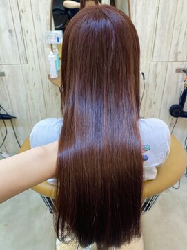 ロンドアジュール 横浜(Lond azur) 暖色艶カラーとイノアカラーで誰もが振り返る艶髪へ横浜