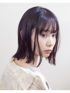 ルプラ ガーデン(le-pla garden) ボブ#外ハネ#ケアカラー#ブラウン#切りっぱなし#豊川#田原#豊橋