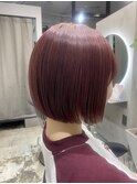 秋カラー/チェリーピンク/ボブ