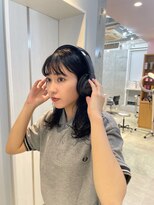 オルセン(OLSEN) dark gray × medium perm