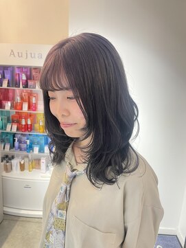 アヴァンスアンス 広島袋町店(AVANCE.ens) 暗め紫と暗めブラック