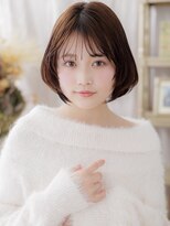 カバーヘア ブリス 北浦和(COVER HAIR bliss)&nbsp;大人ガーリー丸みボブひし形レイヤーカットa北浦和20代30代40代