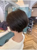 ●杉浦イメチェン外ハネボブ美髪ワイドバングレイヤーショート31