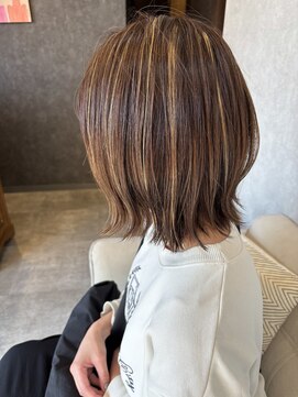 ビーストバイブランカ 刈谷三河安城(BEEst by BLANCA) ハイライトカラー×外ハネ