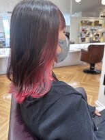 コワファースト  させぼ五番街店(COIFF1RST)&nbsp;インナーレッド♪