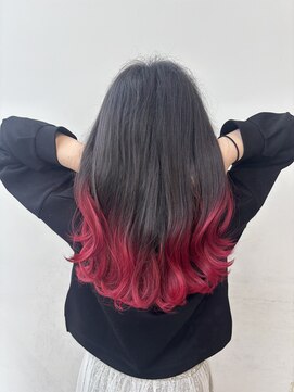 アライブ ハラジュク(ALIVE harajuku) ブリーチインナーバレイヤージュグラデーションカラー夕貴