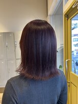 マシェリ(ma cherie) 外ハネ長めボブ