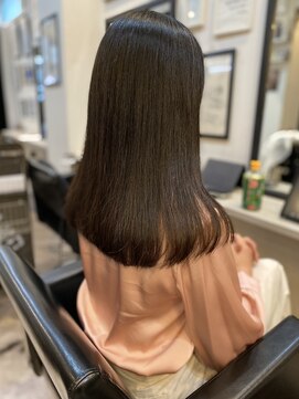 サロン ハナノ(Salon Hanano) ロングレイヤーストレート10代20代30代前髪あり前髪なしぱっつん