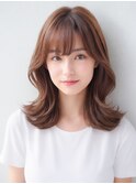 ミディアムレイヤーカット