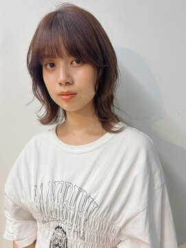 ガーデン 銀座(GARDEN) くびれ レイヤー ミディアムレイヤー パーマ ニュアンスパーマ