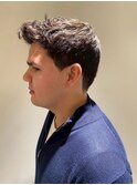 ナチュラルショート<理容室>[メンズ/シェービング/床屋/銀座]