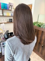 オーバルヘアー(OVAL hair)&nbsp;透明感ショコラブラウン/レイヤーカット